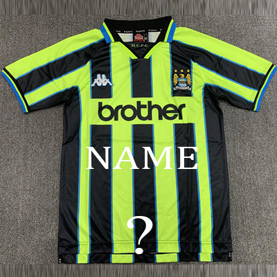 1998-1999 Manchester City Away jersey the best quality