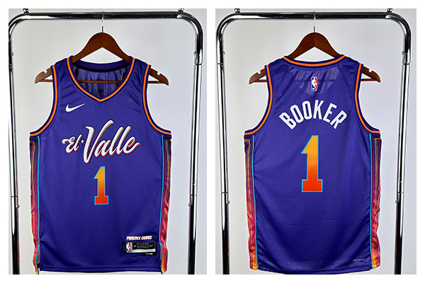 2024 Phoenix Suns NBA basketball adult Hot press purple 2