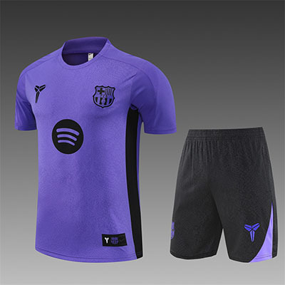 2025-2026 Barcelona adult Training clothes short sleeves