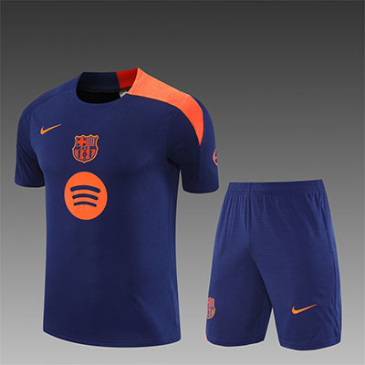 2025-2026 Barcelona adult Training clothes short sleeves