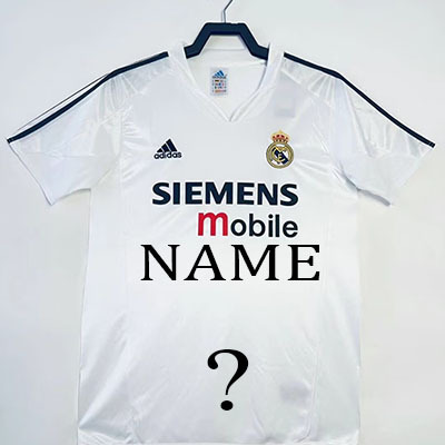 2004-2005 Real Madrid Home jersey the best quality