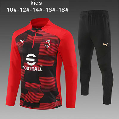 2024-2025 AC Milan Kids Training clothes