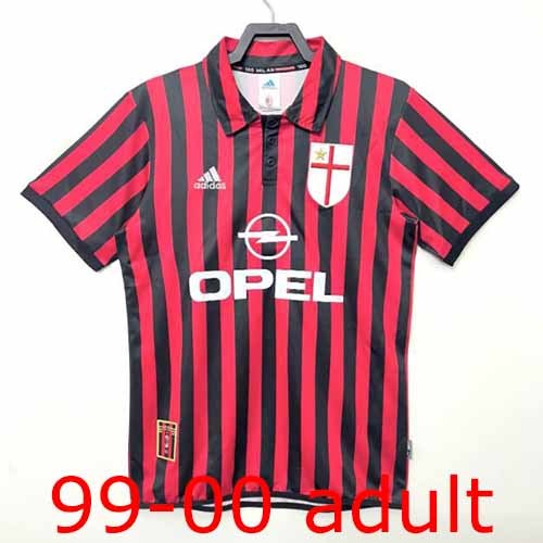 1999-2000 AC Milan Home jersey the best quality