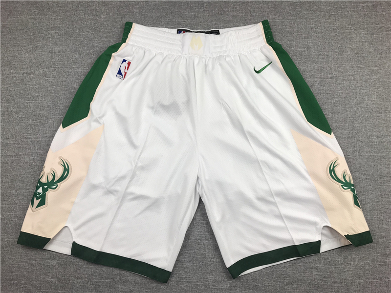 Milwaukee Bucks NBA Shorts basketball adult embroidery