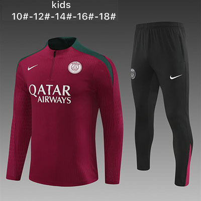 2024-2025 Psg Kids Training clothes