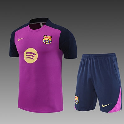 2025-2026 Barcelona adult Training clothes short sleeves