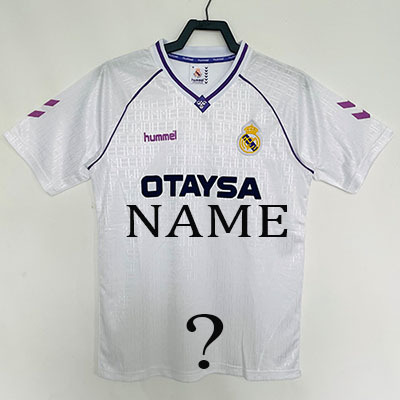 1990-1992 Real Madrid Home jersey the best quality