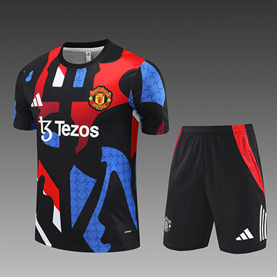 2024-2025 Manchester United adult Training clothes short sleeves shorts