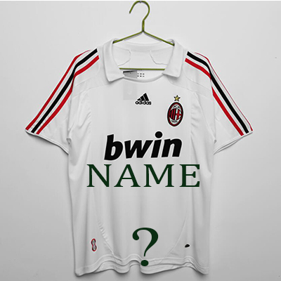 2007-2008 AC Milan Away jersey Thailand the best quality