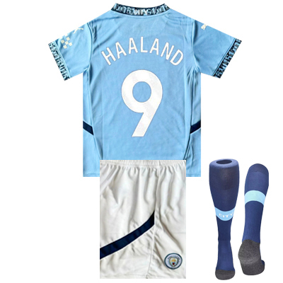 2024-2025 Manchester City Kids + Socks the best quality