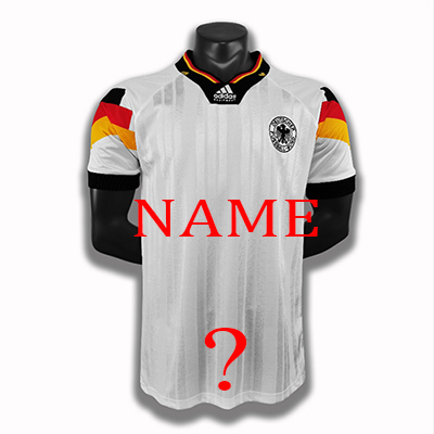 1992 Germany Home jersey Thailand the best quality