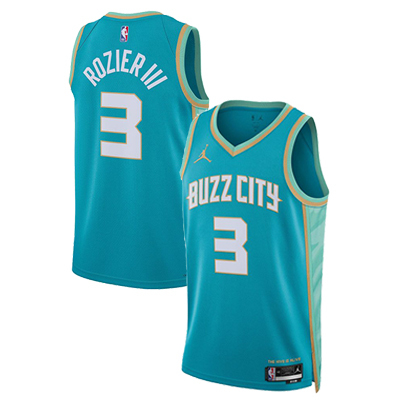 2024 Charlotte Hornets NBA basketball adult Hot press blue