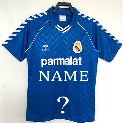 1986-1987 Real Madrid Away jersey the best quality