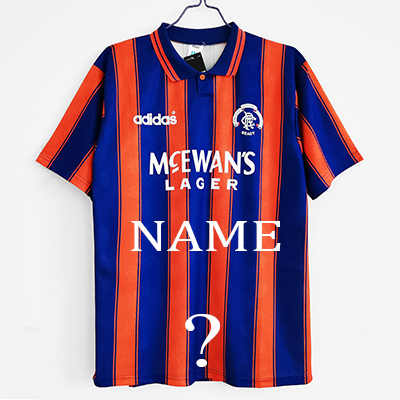 1993-1994 Rangers F.C Away jersey Thailand the best quality