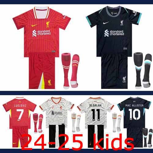 2024-2025 Liverpool Kids + Socks the best quality