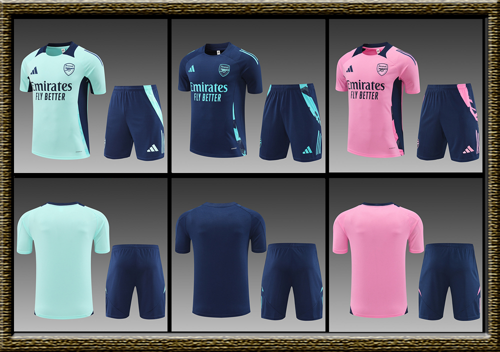 2024-2025 Arsenal adult Training clothes short sleeves shorts