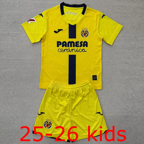 2025-2026 Villarreal CF Kids the best quality