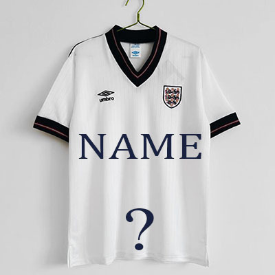 1984 England Home jersey Thailand the best quality