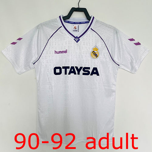 1990-1992 Real Madrid Home jersey the best quality