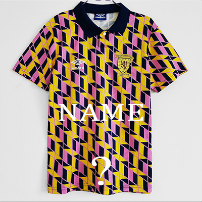 1988-1989 Scotland Third Kit jersey Thailand the best quality