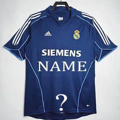 2005-2006 Real Madrid Away jersey the best quality