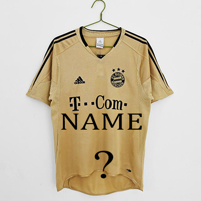 2004-2005 Bayern Away jersey Thailand the best quality
