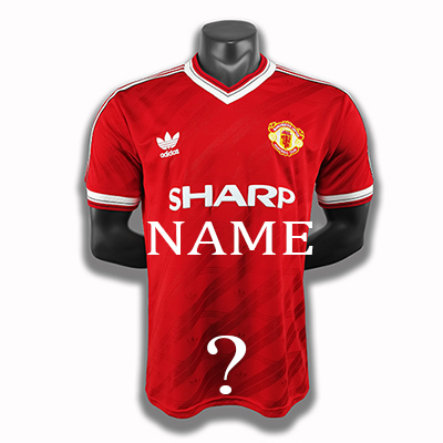 1984-1986 Manchester United Home jersey Thailand the best quality