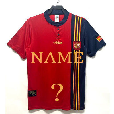 1996 Spain Home jersey Thailand the best quality