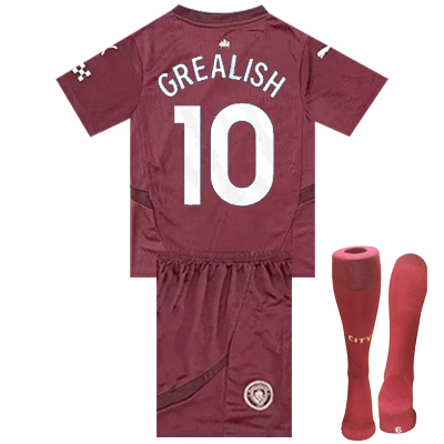 2024-2025 Manchester City Kids + Socks the best quality