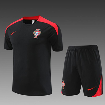 2024 Portugal adult Training clothes short sleeves shorts