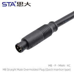 Straight Male Plug