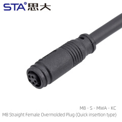 Straight Female Plug
