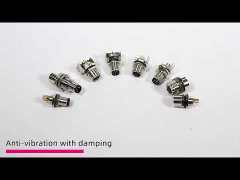IP67 Waterproof  M8 Quick insertion Plastic Overmolded Connector 3 4 5 Pins