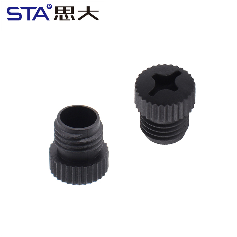 M8 Metal/Plastic Dust Cover Inner/Outer Screw, Highly Waterproof & Fire-Retardant