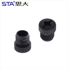 M8 Metal/Plastic Dust Cover Inner/Outer Screw, Highly Waterproof & Fire-Retardant