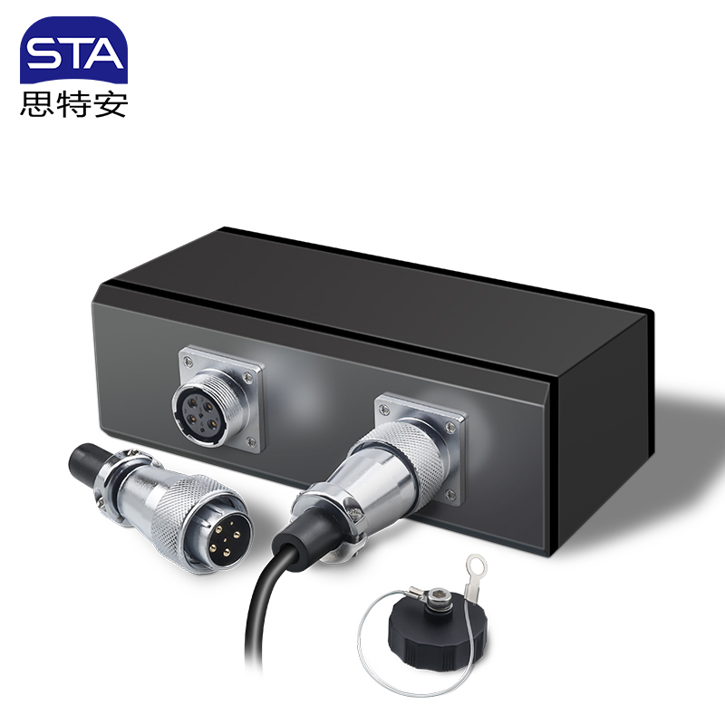 WS20 Industrial Cable Metal Aviation Plug Connector Gold Plated Copper with PVC Sleeve