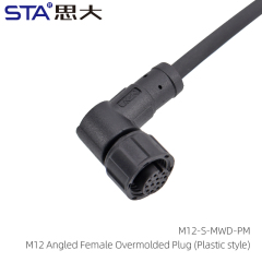 Angled Female Plug