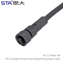 Straight Female Plug