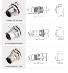 M12 C-coded Connectors | Plugs, Sockets, Overmolded, Assemblies