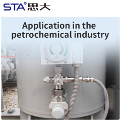 IP67 M12 Female Metal Stainless Steel Bellows 5 Pins Connector