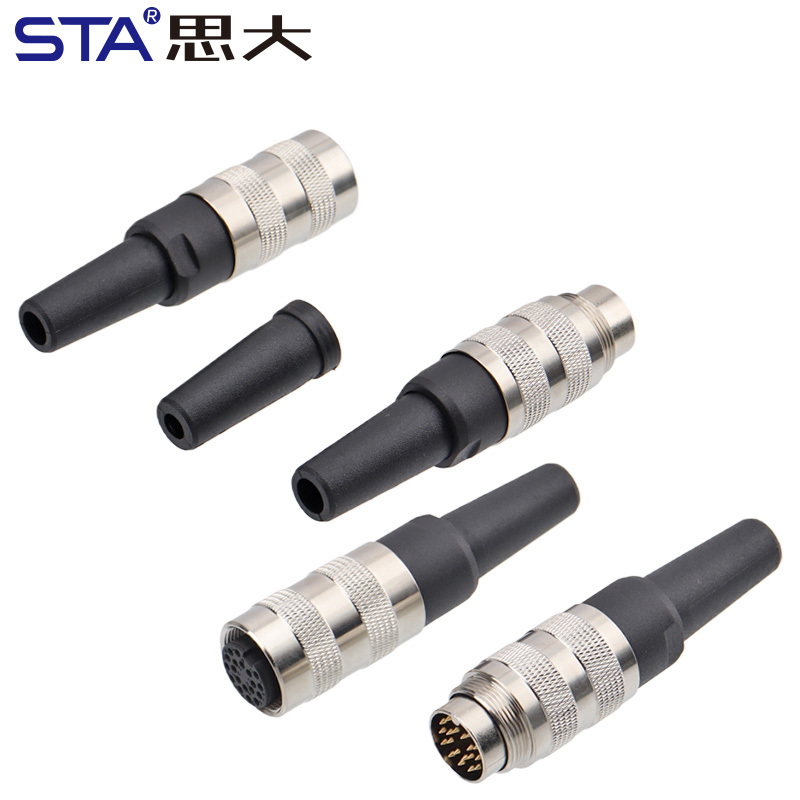 M16 Metal Assembled Plastic Tube Tail Pipe Connector