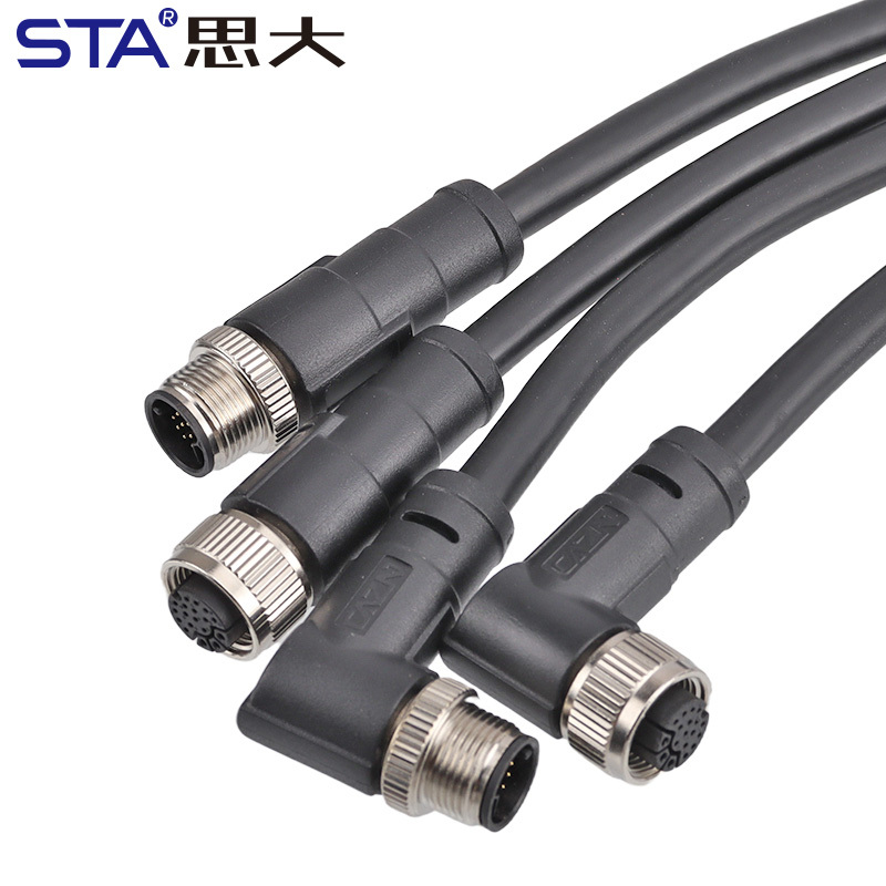M14 Shield Overmolded Connector | IP67 Waterproof Plug