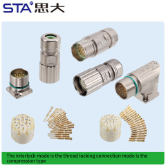 M23 M623 IP67 信号圧着ソケット | STAコネクタ