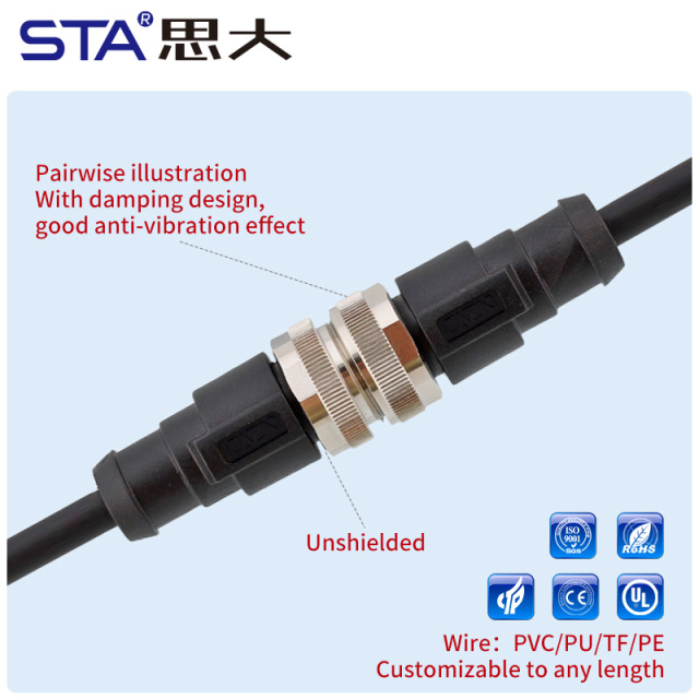 7/8 Overmolded Plug Straight & Angled Connectors
