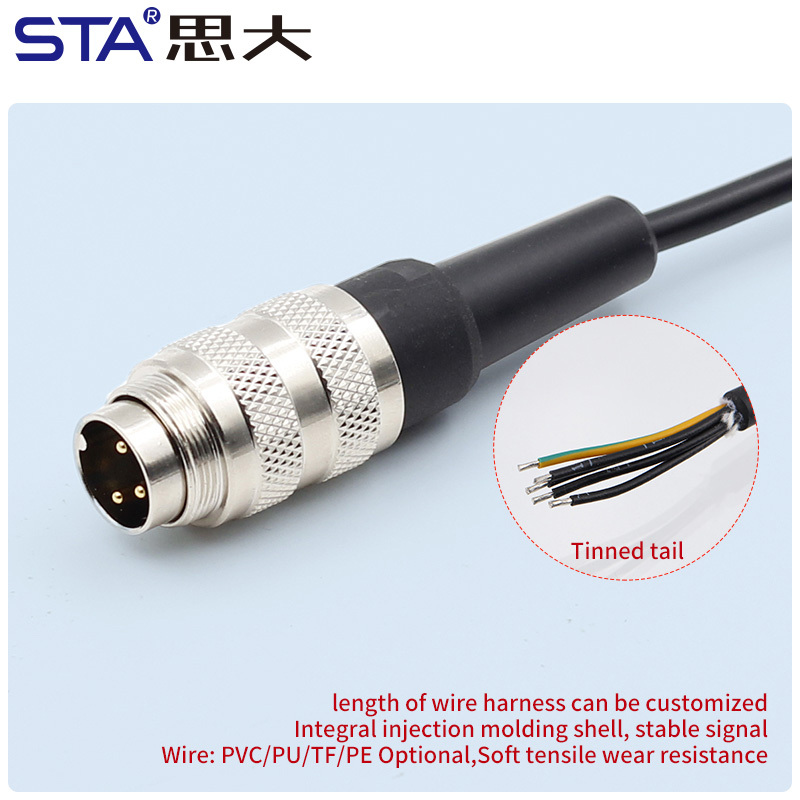 M16 Metal Assembled Plastic Tube Tail Pipe Connector