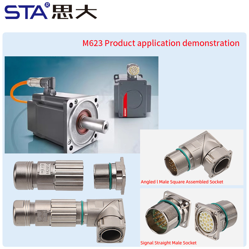 M623 Signal Transmission Plug Connector | IP67 Straight & Angled