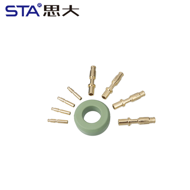 M40 6 8 Pin Power Metal Straight / Angled Plug Connector