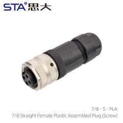 7/8 Straight Female Plastic Assembled Plug (Screw)
