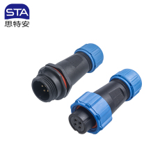SP13 Aviation Plug Threaded Plug Socket IP68 Waterproof Connector