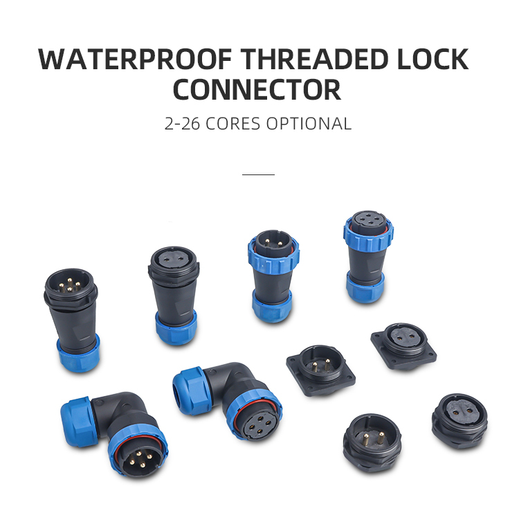 SP28 Aviation Plug IP68 Waterproof Panel Mount Socket Electric Cable Connector